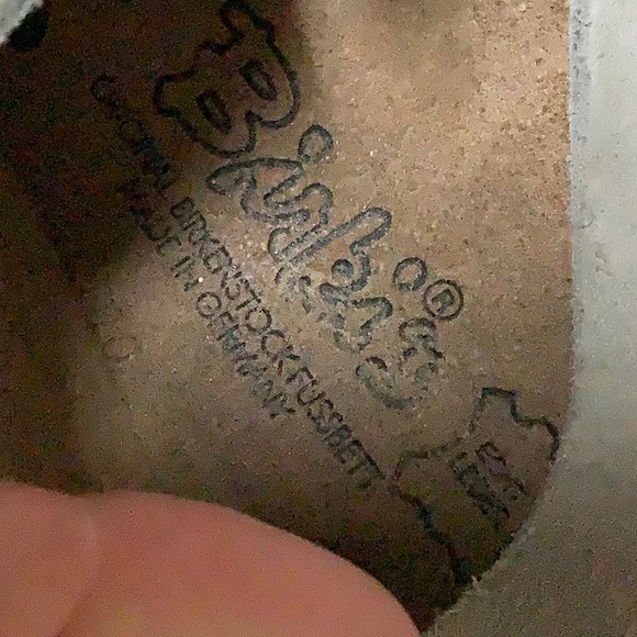 Birki’s grey & brown 3 strap Birkenstock sandals - Picture 7 of 8